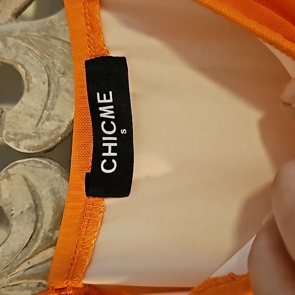 CHICME BodyCon Orange Dress - Picture 2 of 6